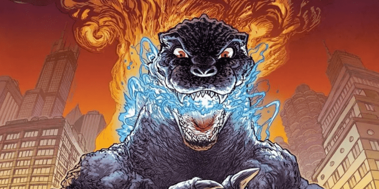 “Godzilla Takes a Bite Out of the Windy City in Godzilla vs. America #1”