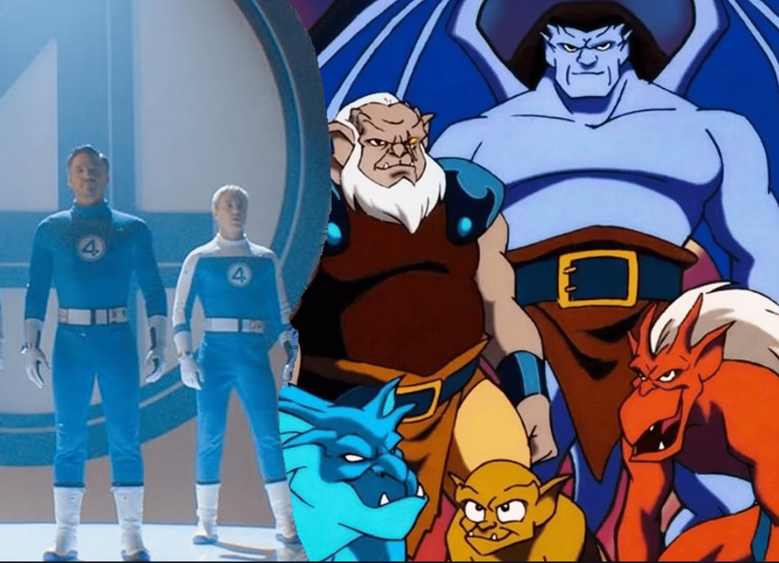 Gargoyles and Fantastic Four Comic