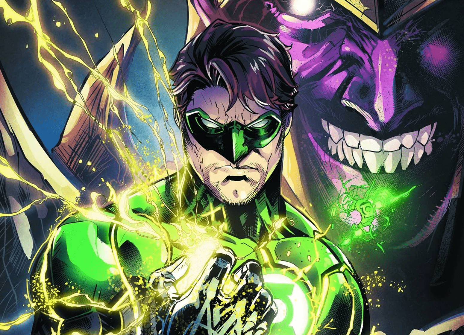 Hal Jordan and G'Nort in Hell