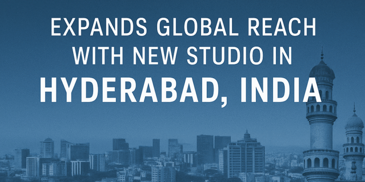 “Barnstorm VFX studio opening signage in Hyderabad—timeline and global impact visual”