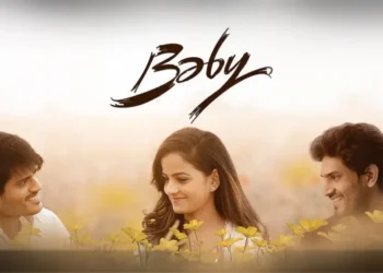 “Anand Deverakonda, Sai Rajesh, and PVNS Rohit celebrating Baby’s National Awards for Best Screenplay and Male Playback Singer”