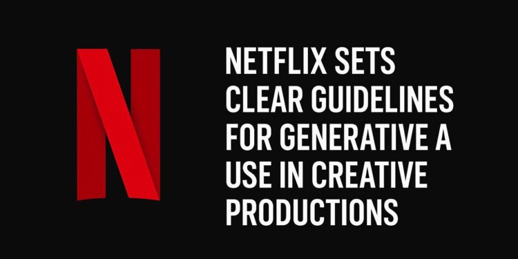 Netflix Sets Clear Guidelines for Generative AI Use in Creative Productions