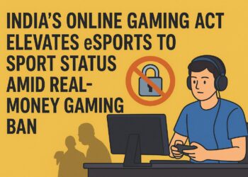 India’s Online Gaming Act Elevates eSports to Sport Status Amid Real-Money Gaming Ban
