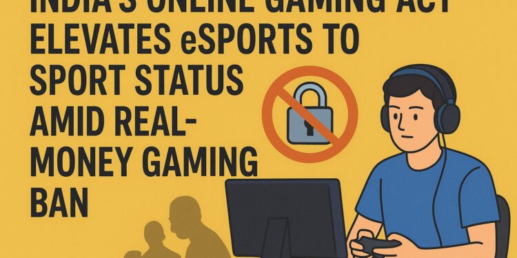 India’s Online Gaming Act Elevates eSports to Sport Status Amid Real-Money Gaming Ban